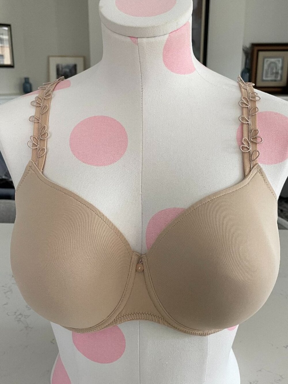 Prima Donna Perle 0162345 Underwire T Shirt Bra in cafe au lait Sz UK34E/75EU